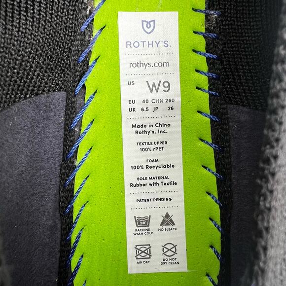 Rothy’s‎ The Loafer in Black Solid Women’s Size 9 - Picture 7 of 9